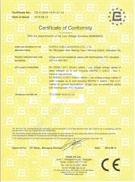 CE Certificate 2014